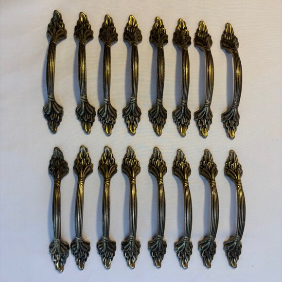 16 Amerock Brass Cabinet Handles Pulls 1330 - Picture 2 of 9